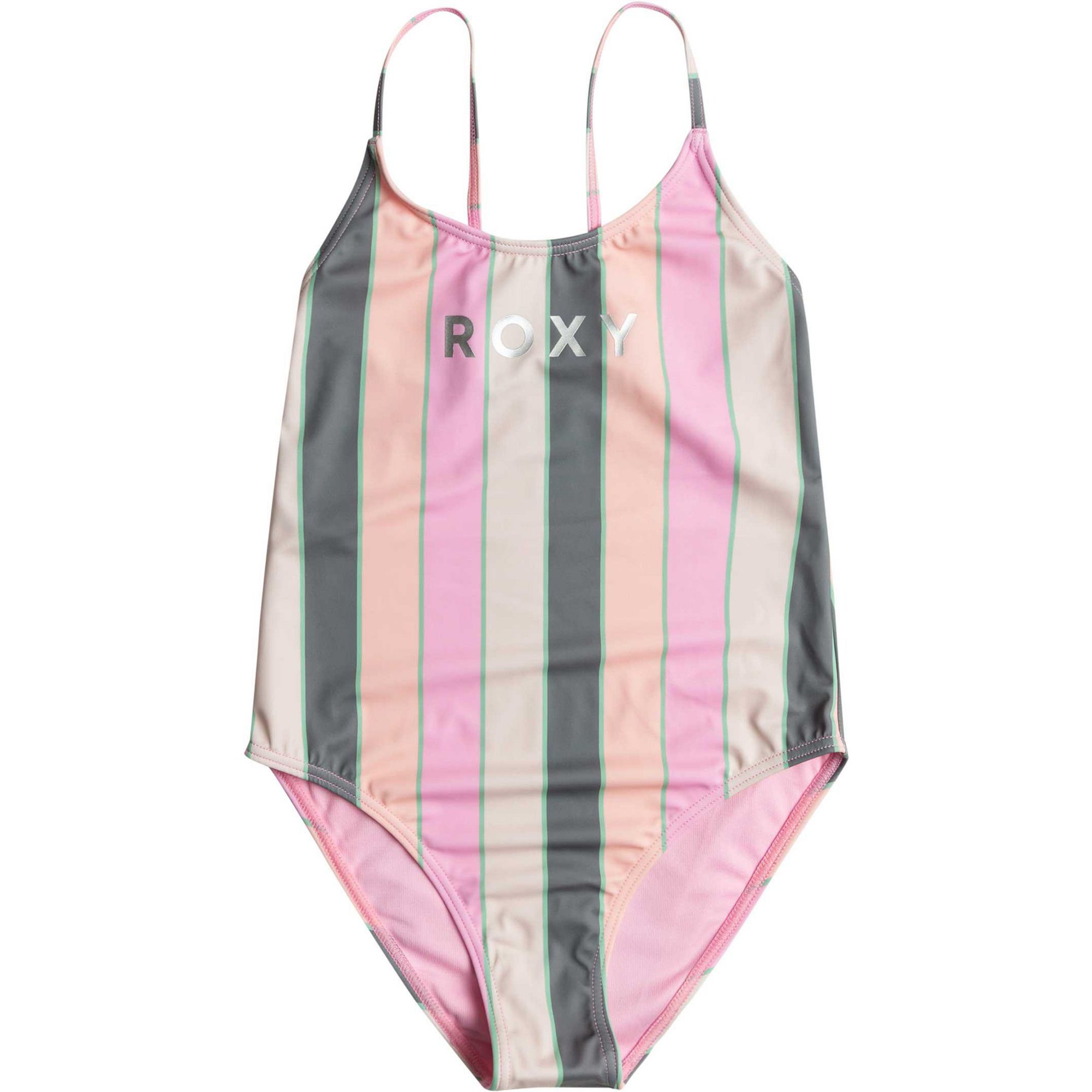 

Слитный купальник для девочек Very Vista ROXY, Agave Green Very Vista Stripe