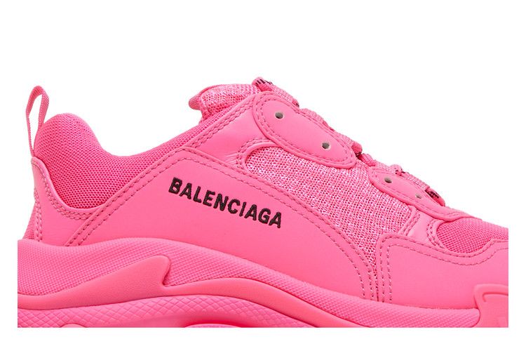 Кроссовки Balenciaga Balenciaga Wmns Triple S Sneaker 'Fluo Pink', розовый — фото 3