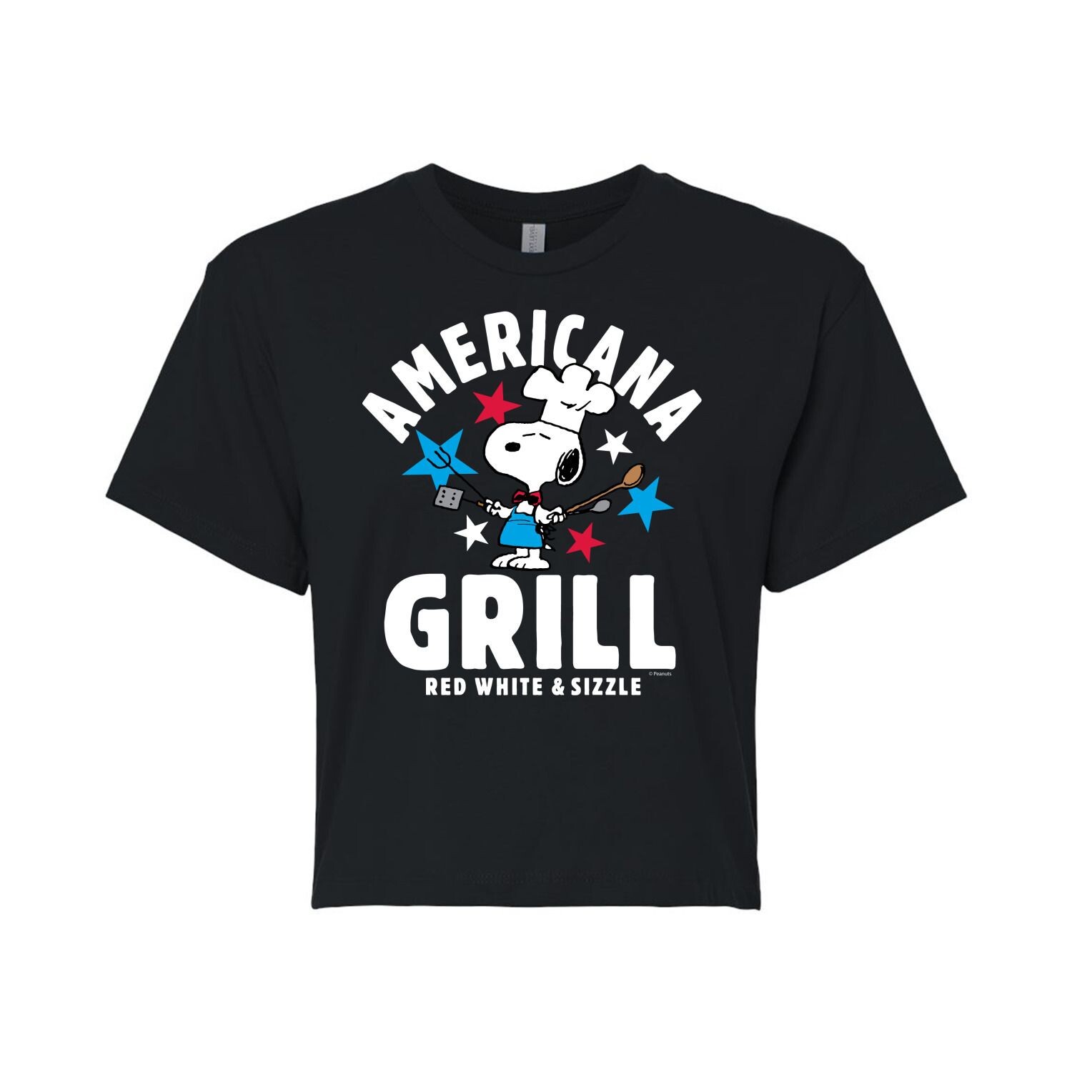 

Укороченная футболка с рисунком Peanuts American Grill для юниоров Licensed Character