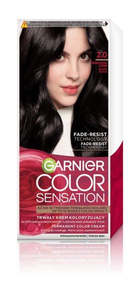 

Крем-краска Garnier Color Sensation № 2.0 Эбони-черный 1 шт.