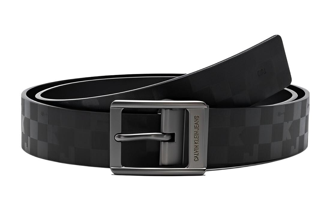 

Мужской кожаный ремень Calvin Klein, black