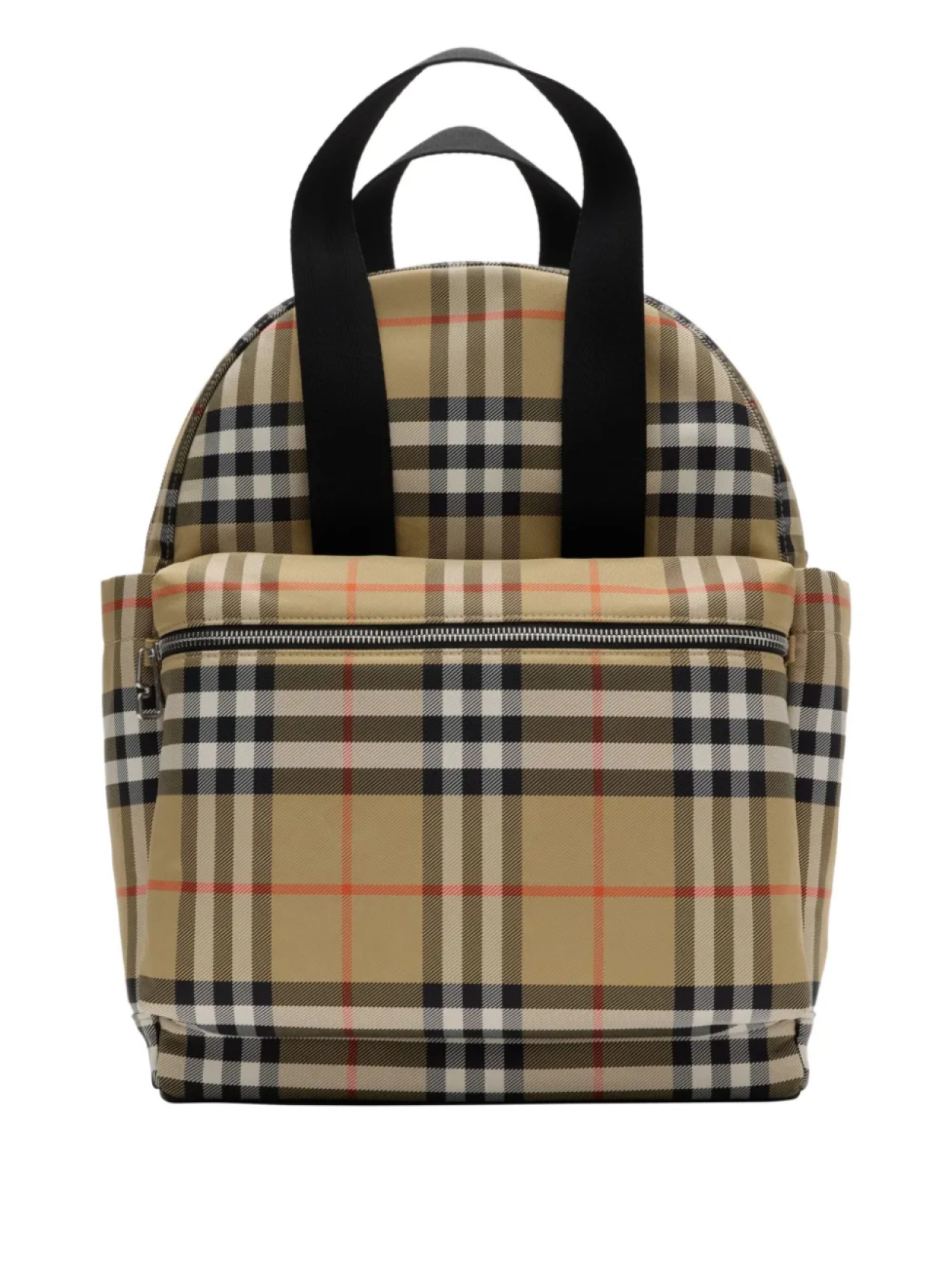 

Рюкзак в клетку Burberry Kids, коричневый