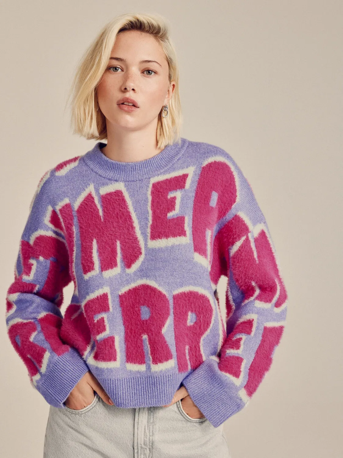 Свитер 'Weihnachts' Next, Pink — фото 4