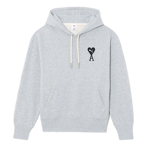 

Толстовка x ami hoodie 'grey' Puma, серый