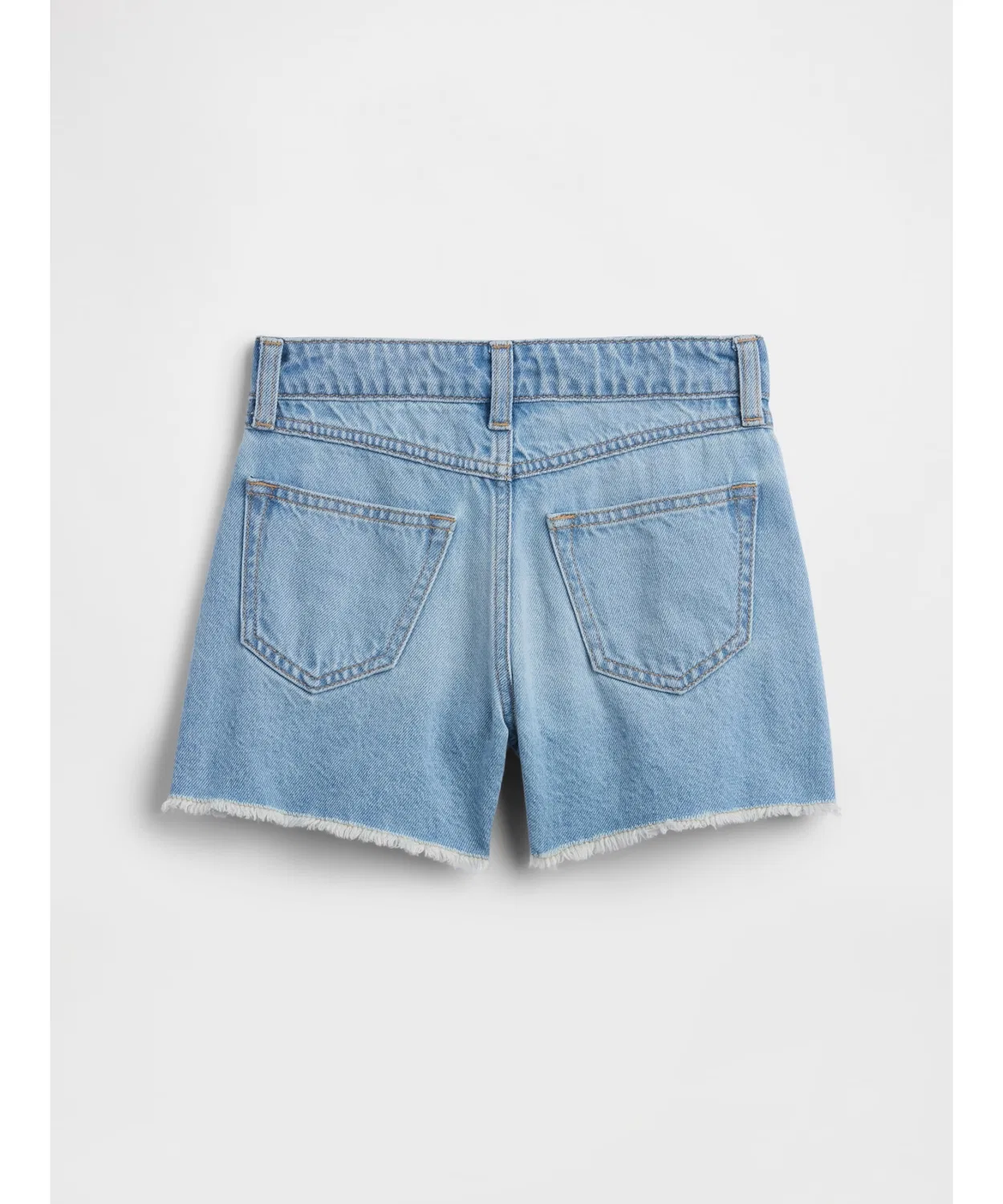 Детские джинсовые шорты Gap из переработанного хлопка, светлый индиго — фото 2