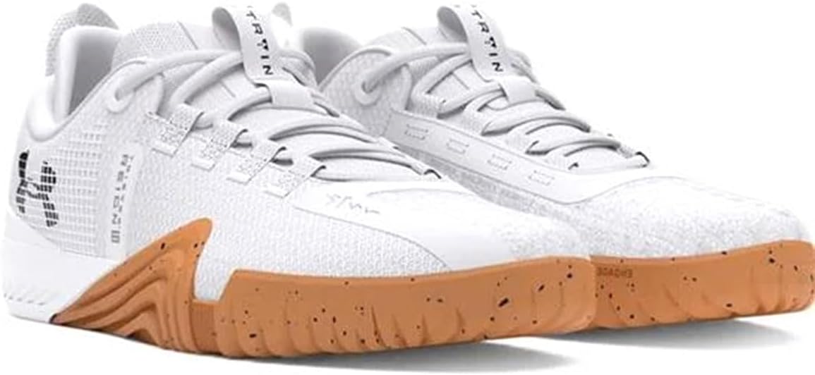 Under Armour Mens Tribase Reign 6, White/Distant Gray/Black — фото 2