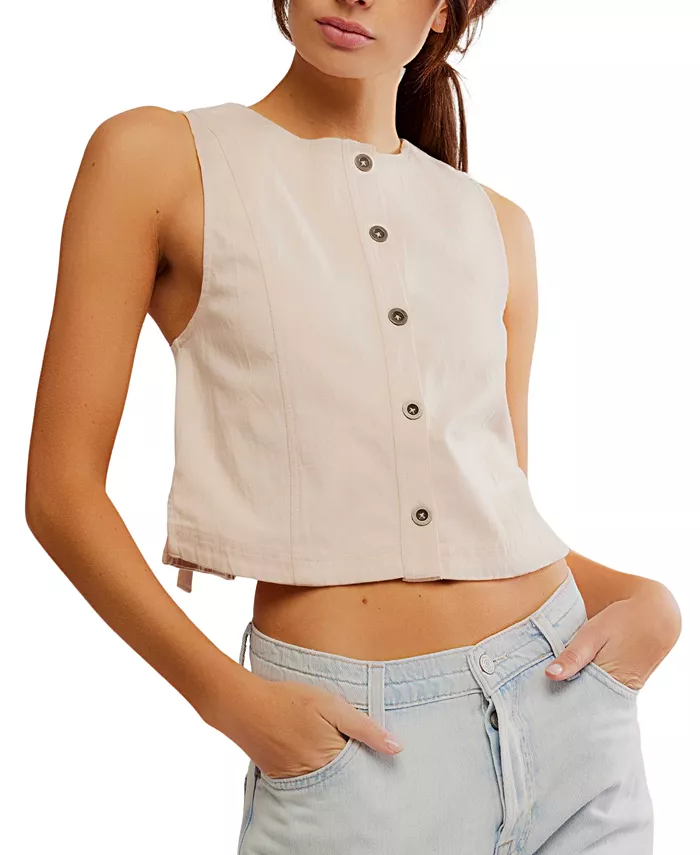 

Женский топ Blake Vest Free People, белый