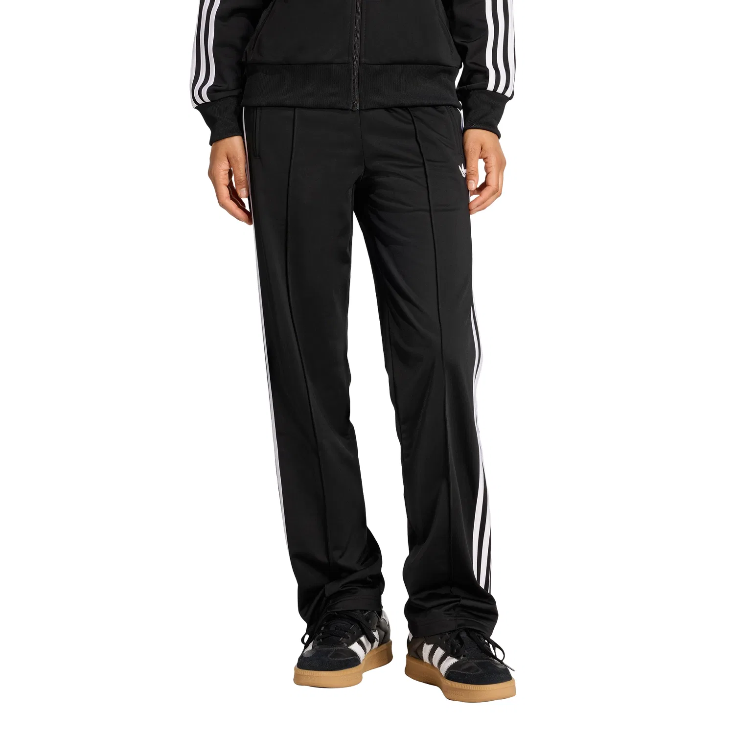 Женские классические спортивные брюки Firebird чёрно-белые от Adidas — фото 4