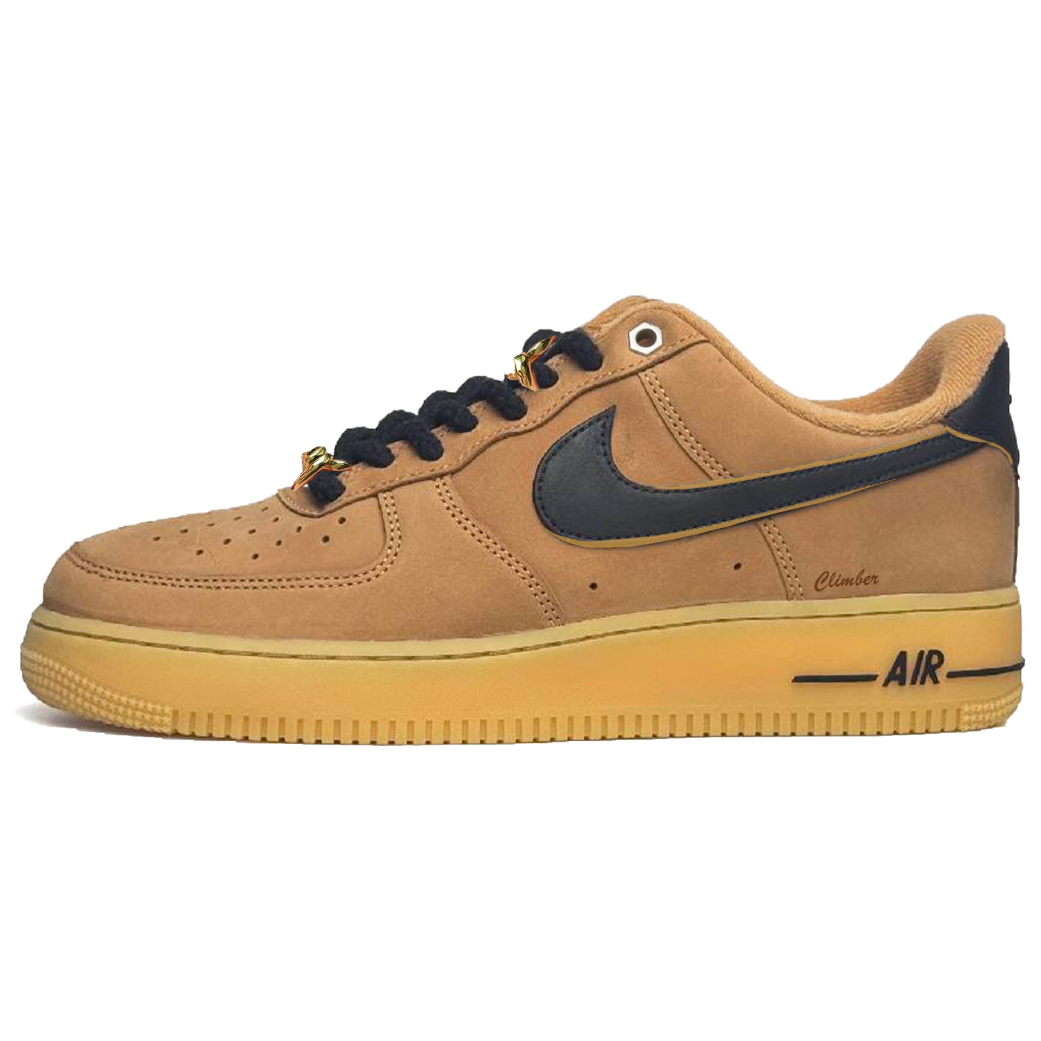 

Кроссовки Air Force 1 Climber Low top Skateboard Shoes Unisex Nike, темно-коричневый