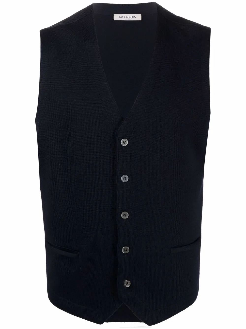 

Вязаный жилет Fileria, синий