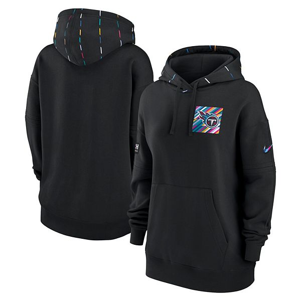Женская черная толстовка Tennessee Titans 2023 NFL Crucial Catch Club Nike