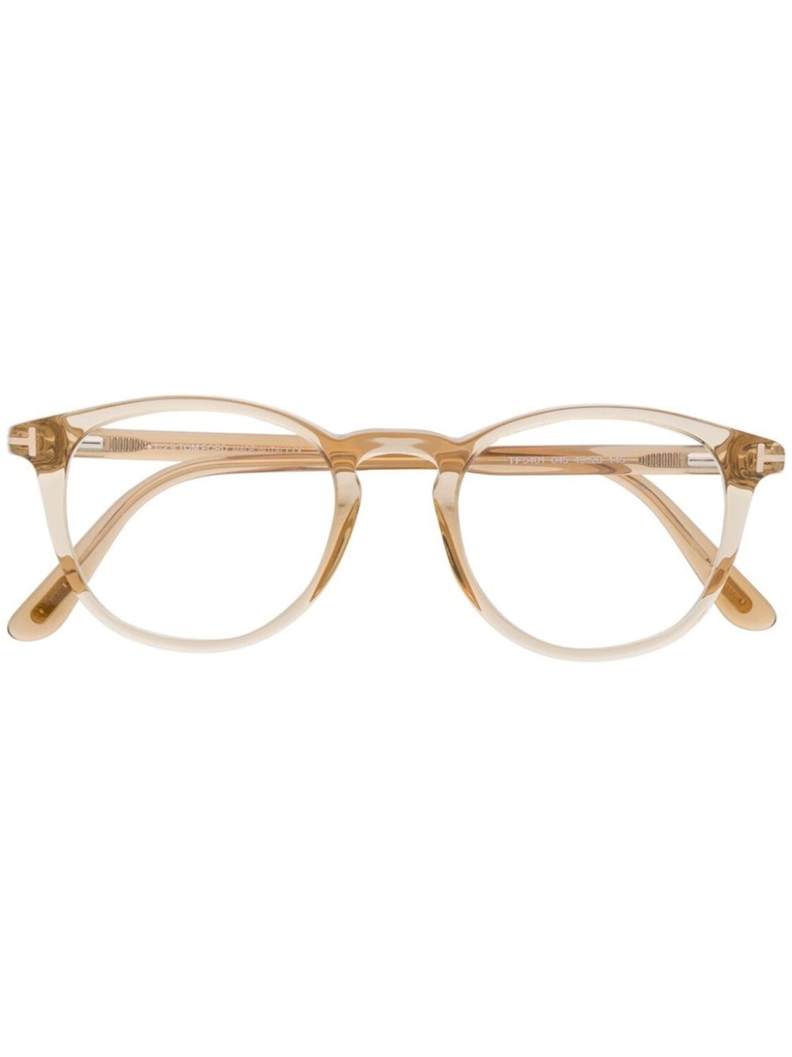 

TOM FORD Eyewear очки в круглой оправе, золотистый