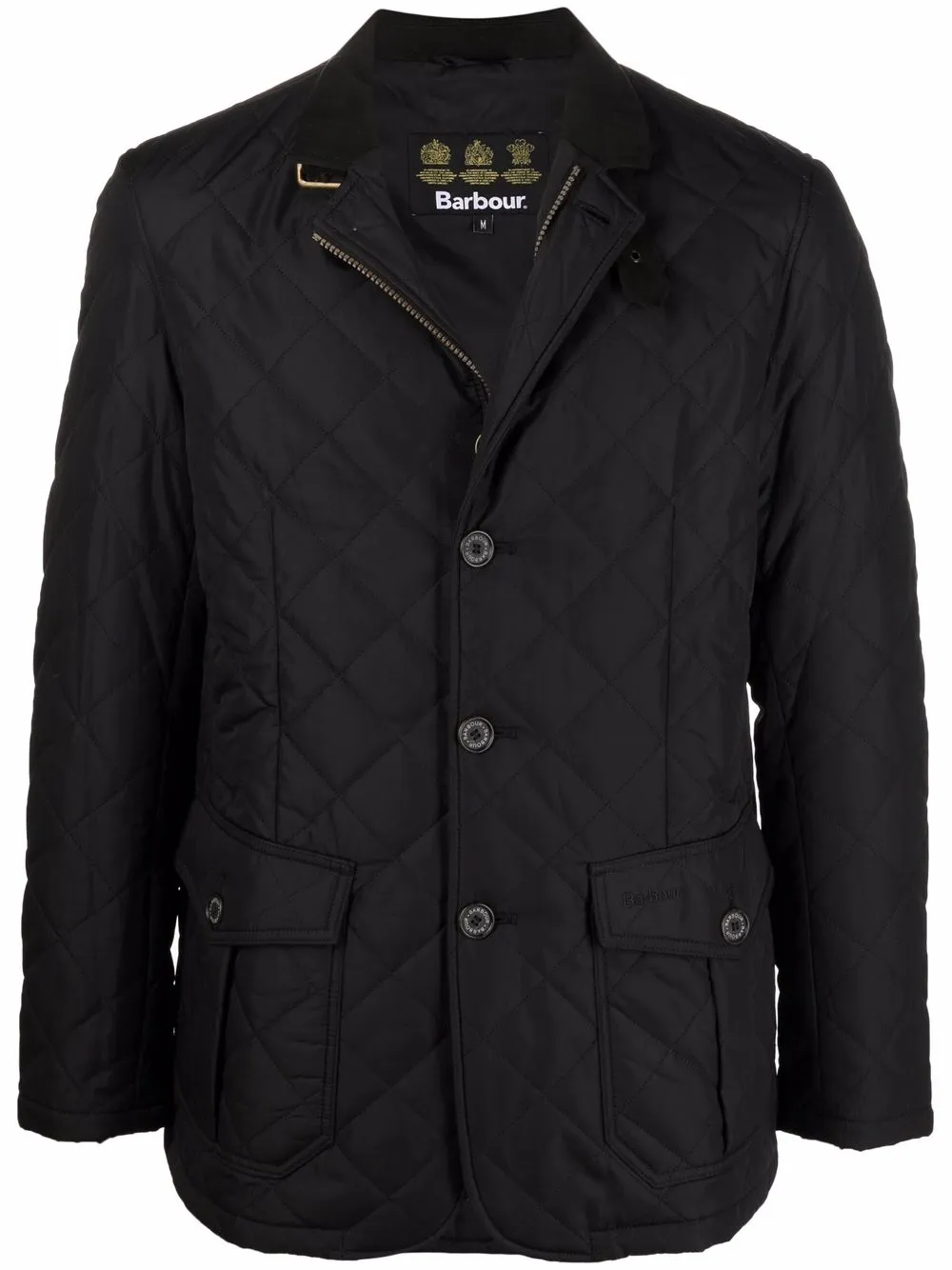 

Стеганая куртка Lutz Barbour, черный