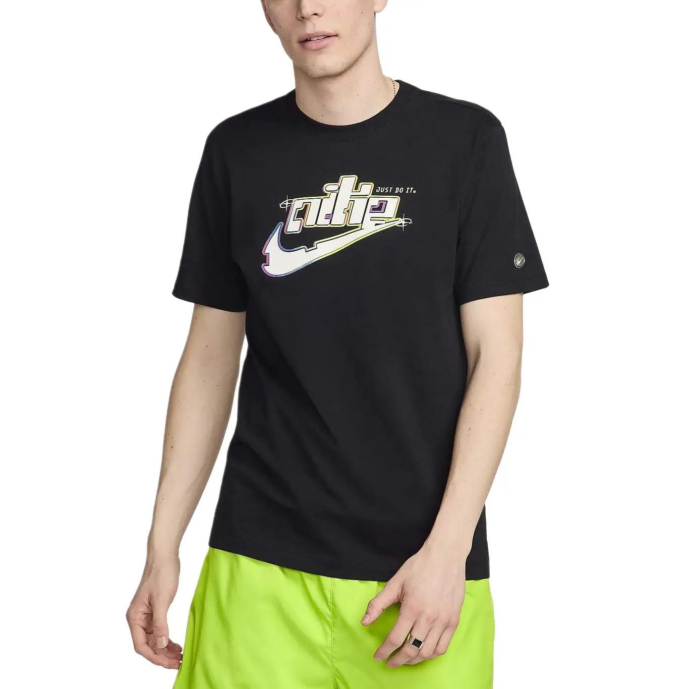 

Футболка мужская черная Nike, черный