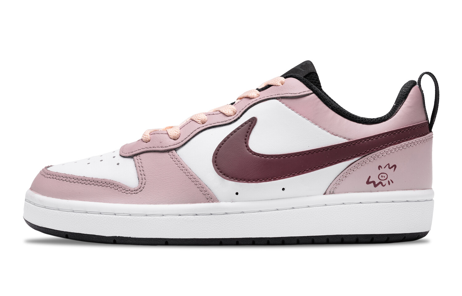 

Кроссовки Nike Court Borough Skateboarding Shoes Women's Low-top Pink/white, цвет Lotus Color
