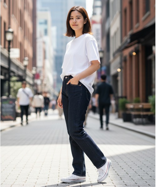 [LEVI'S] [Истоки денима] 501 Одноразовая стирка и полоскание 00501-1484 Прямые джинсы из денима, которые можно разносить — фото 3
