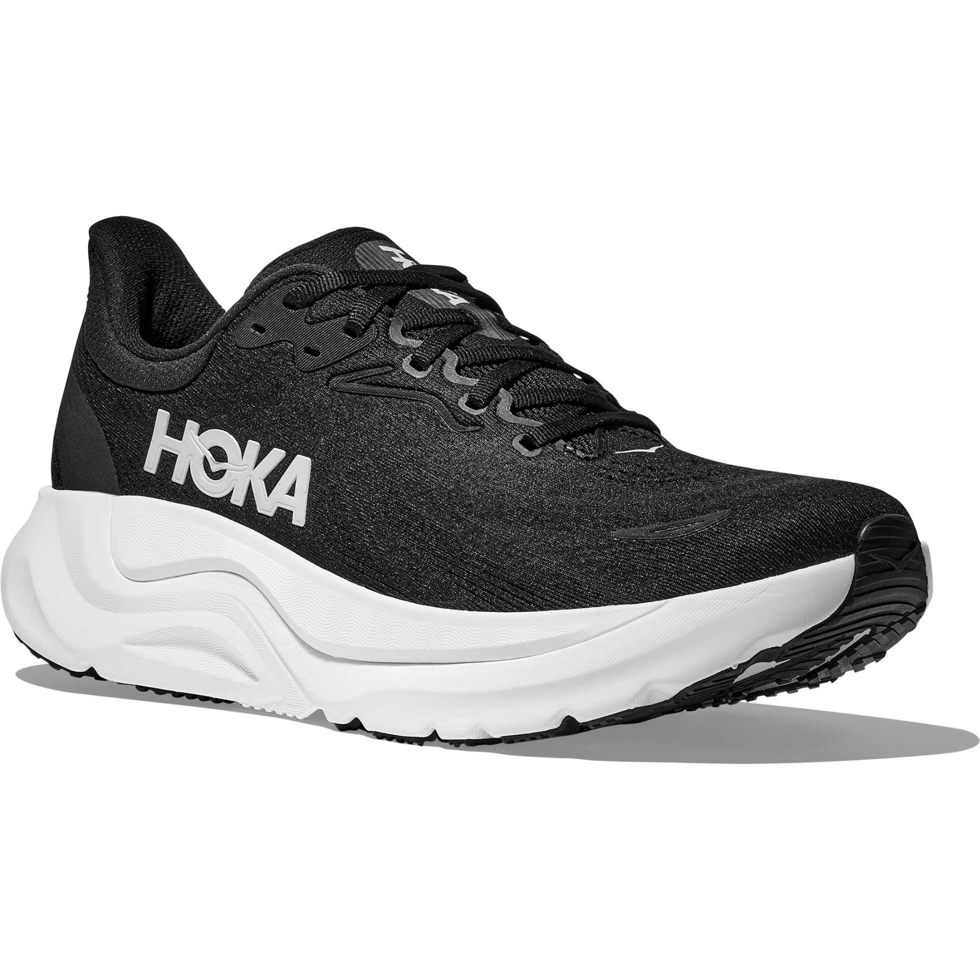 Мужские беговые кроссовки Arahi 8 Wide HOKA, Black/White — фото 2