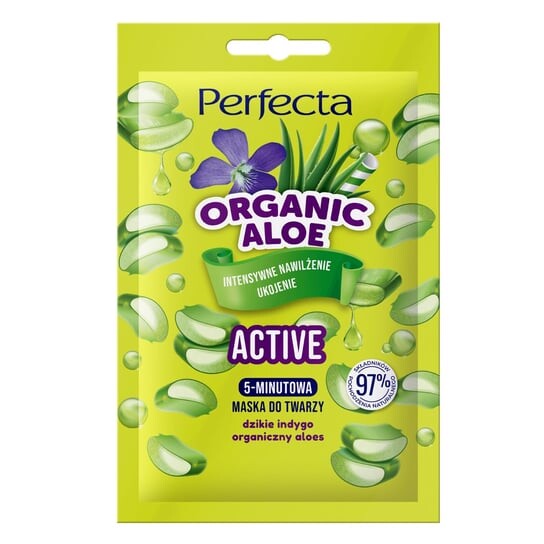 

Минутная маска для лица, 10 мл Perfecta, Organic Aloe Active, 5-