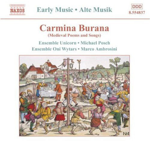

CD диск Ensemble Unicorn / Posch / Ambrosini / Ens Oni: Carmina Burana