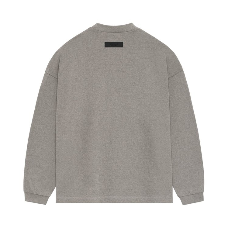 Футболка Fear Of God Essentials Fear of God Essentials Heavy Long-Sleeve Tee, серый — фото 2
