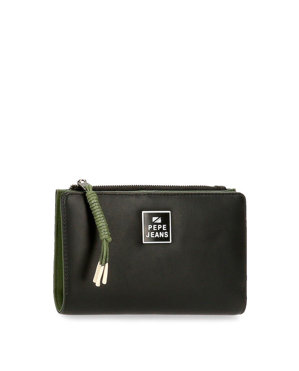 

Женский кошелек Black Bea со съемным визитницей Pepe Jeans, черный