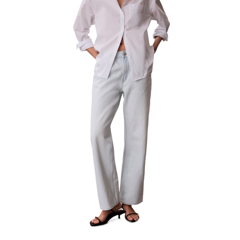 

Calvin Klein Джинсы женские SCJ Denim White Moderate Straight Fit