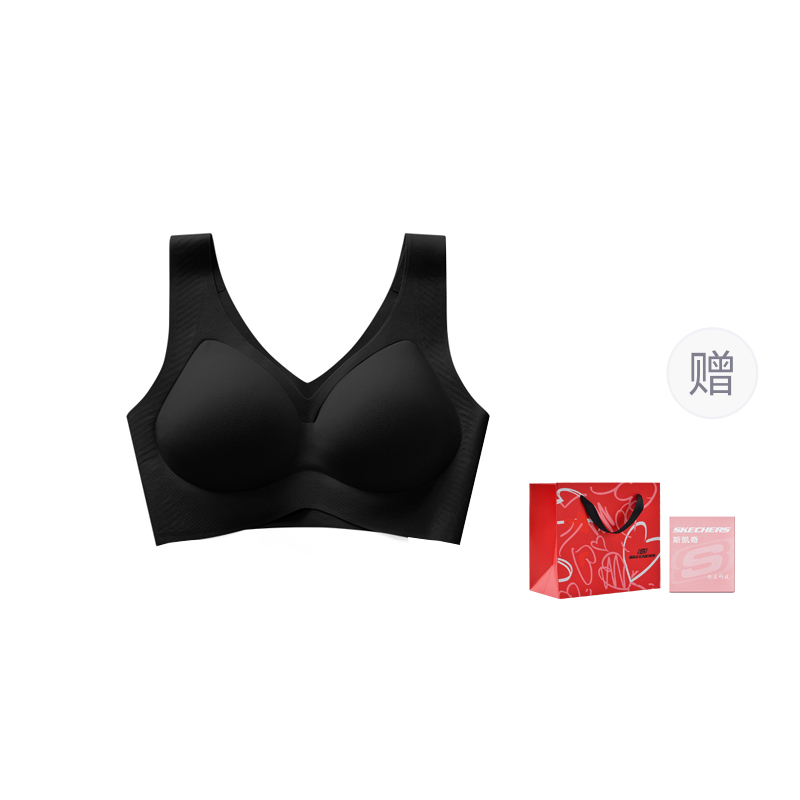 

Женский бюстгальтер в одиночной упаковке, подарочный набор Skechers, черный
