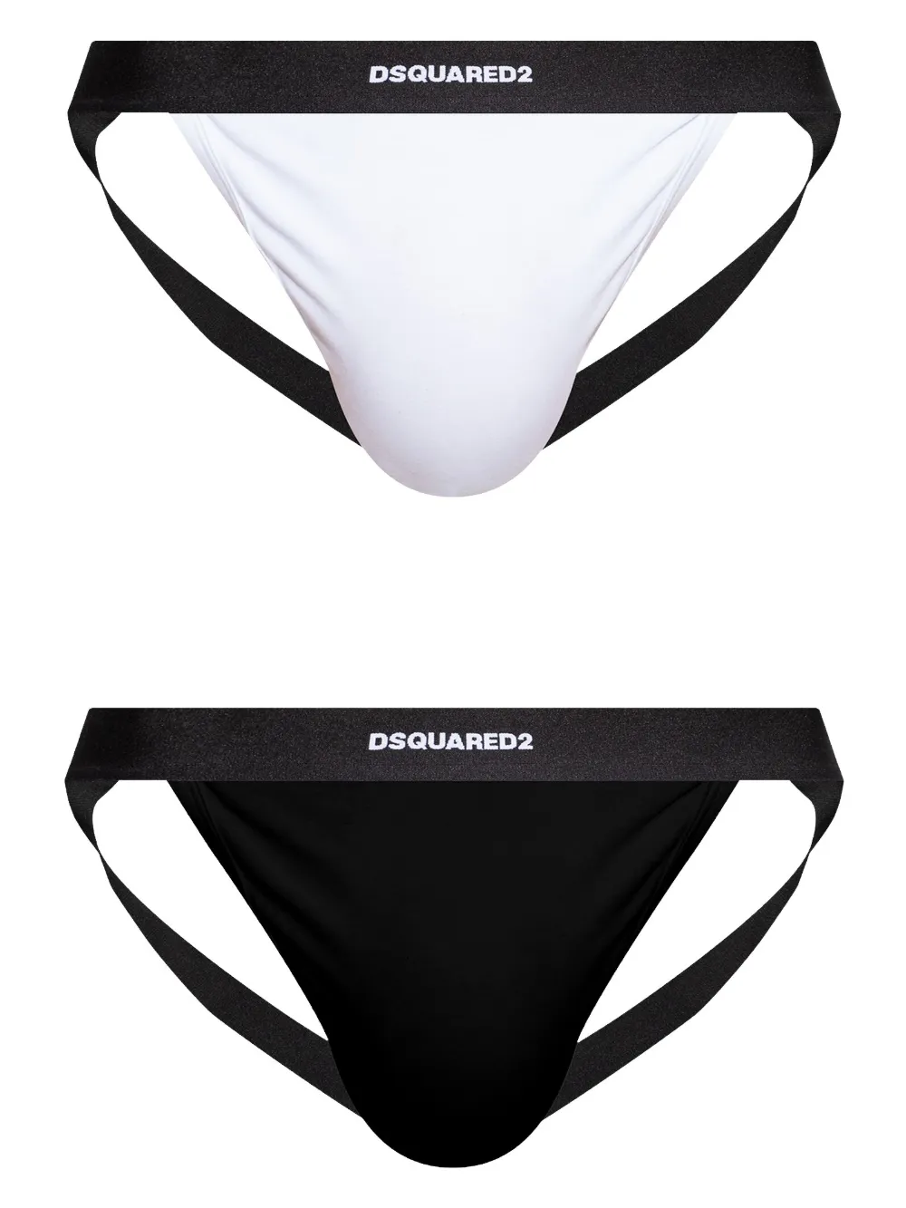 

Джокстрепы с логотипом (набор из двух штук) Dsquared2, черный