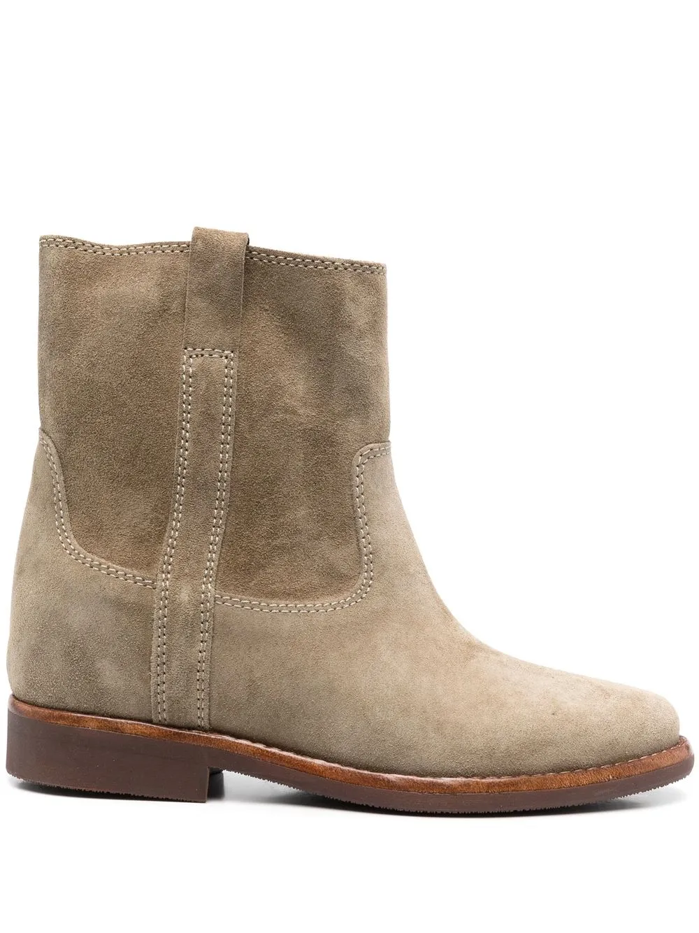 Ботинки Susee по щиколотку ISABEL MARANT, зеленый