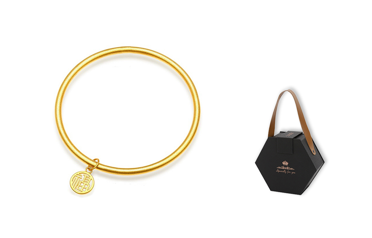 

Браслет-манжета Alloy Traditional Style Round Plaque с благословляющим символом для женщин Muyan, черный