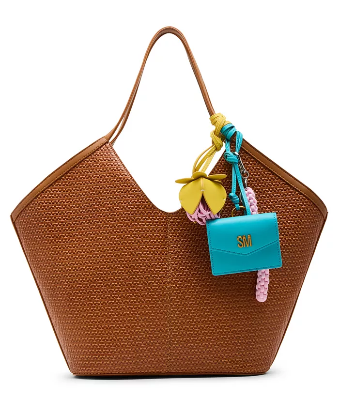 

Сумка-тоут Maira с тиснением и очень большой фактурой Steve Madden, коричневый