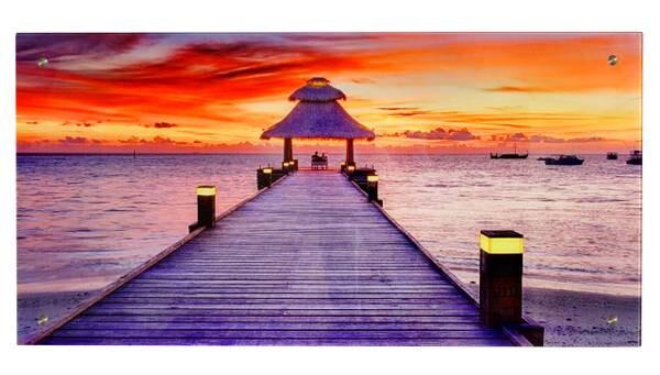 

Стеклянная картина HWC T115 50x100cm Steg