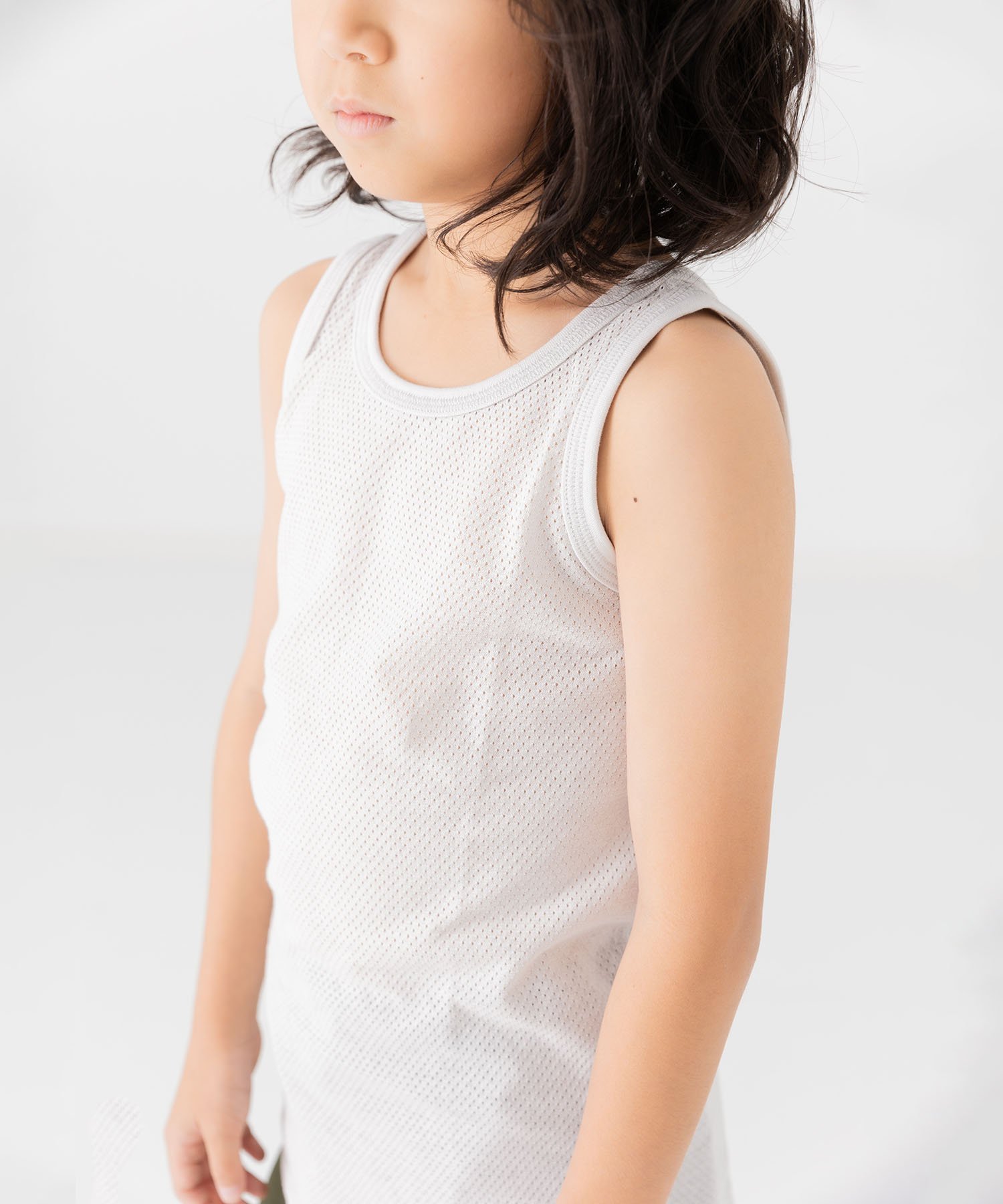 Все спереди и на животе (сетчатое белье 2P) Chil2, F Tank Top / Gray — фото 3