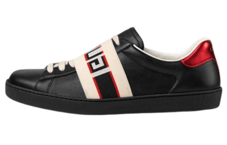 

Кроссовки мужские Gucci Low-Top, черный / красный