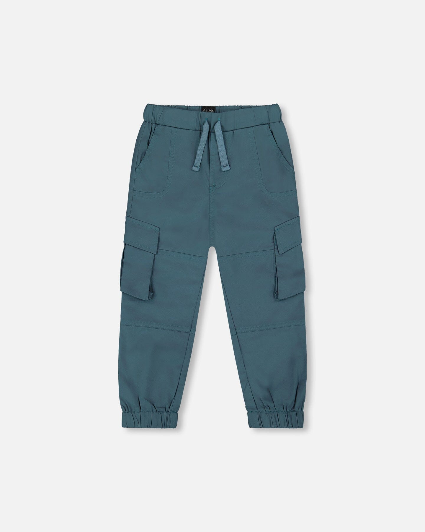 

Брюки-джоггеры Parachute Cargo Pocket Dark Teal Deux par Deux, темно-бирюзовый
