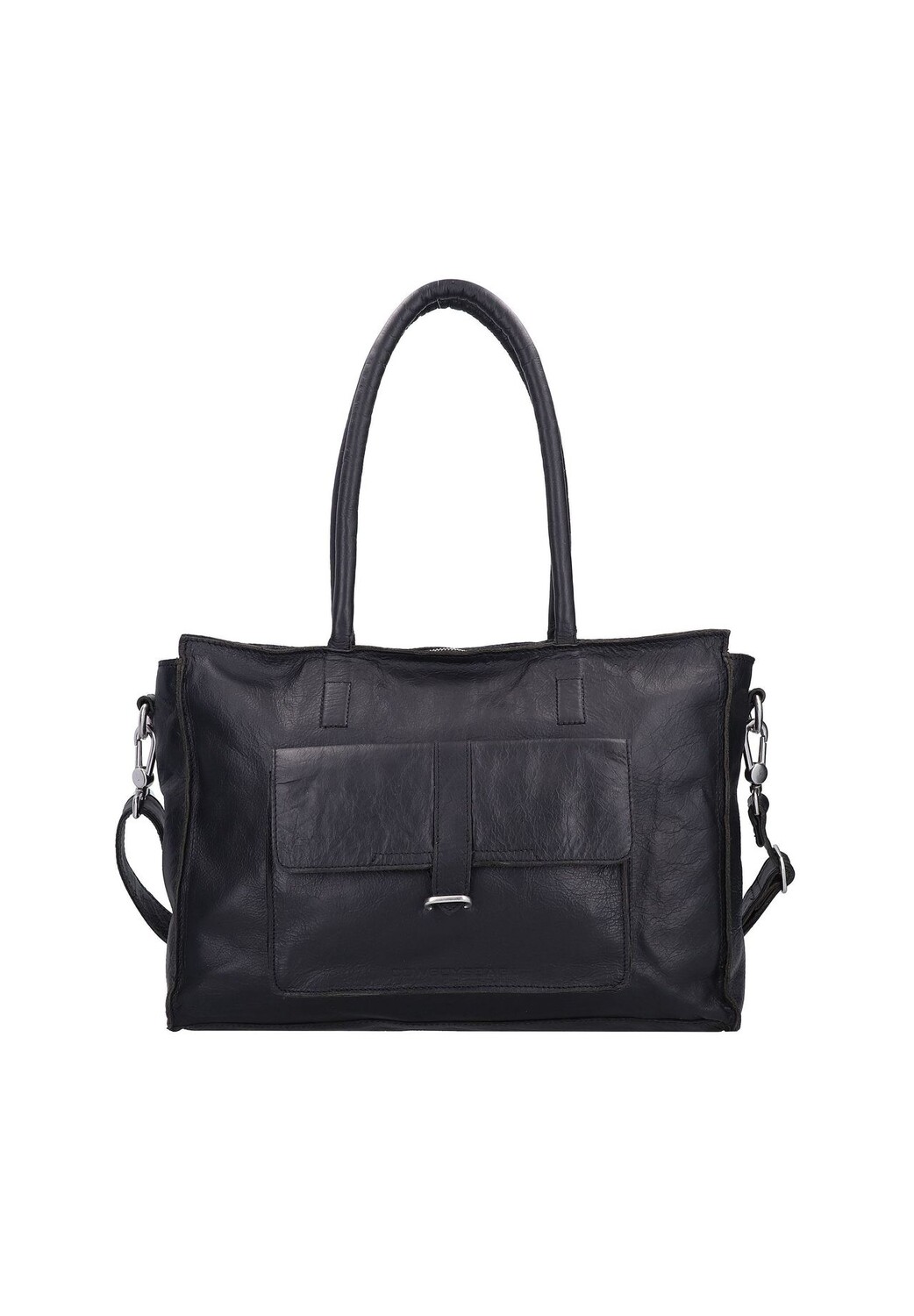 

Кожаная сумка через плечо Edgemore 41 см с отделением для ноутбука COWBOYSBAG, черный
