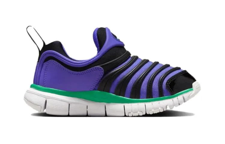 Nike Детские кроссовки Dynamo Free Abrasion Resistant низкие черно-фиолетовые для детей 3-7 лет — фото 4