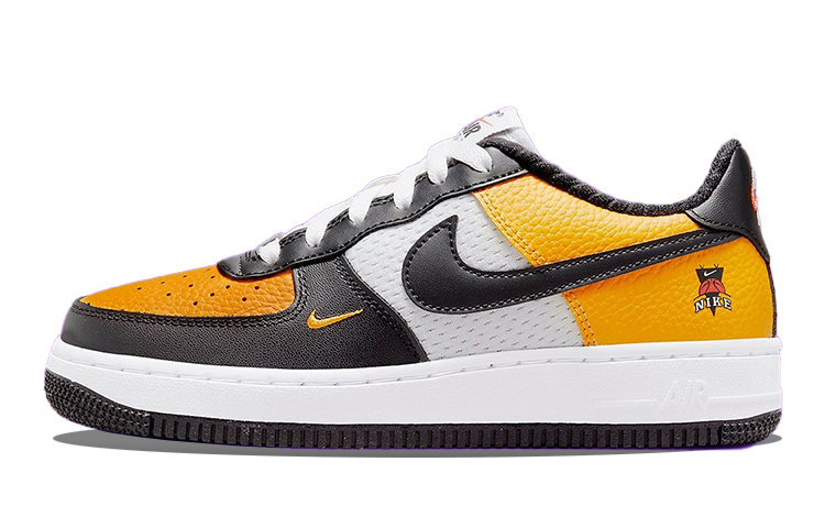 

Кроссовки Nike Air Force 1 Low Black Gold Jersey Mesh GS