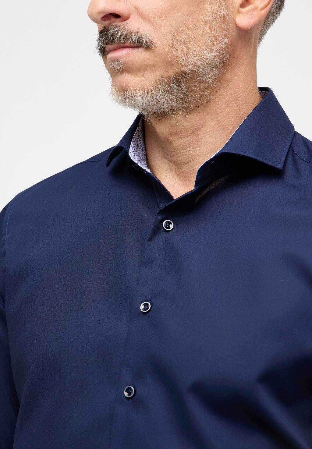 

Официальная рубашка ORIGINAL SHIRT SLIM FIT Eterna, темно-синий