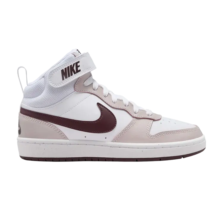 

Кроссовки Court Borough Mid 2 GS, цвет Platinum Violet Burgundy Crush