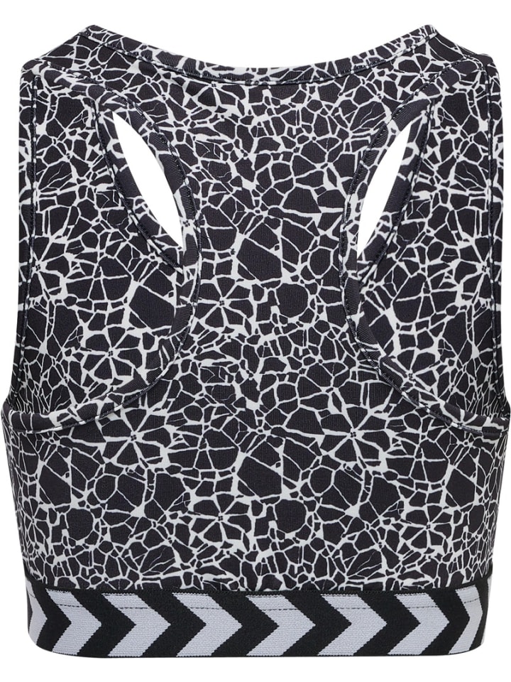

Детская спортивная футболка "Mimmi Sports Top" черного цвета Hummel