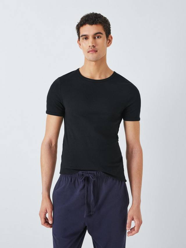 

Футболка-майка из органического хлопка John Lewis, Pack of 2, Black