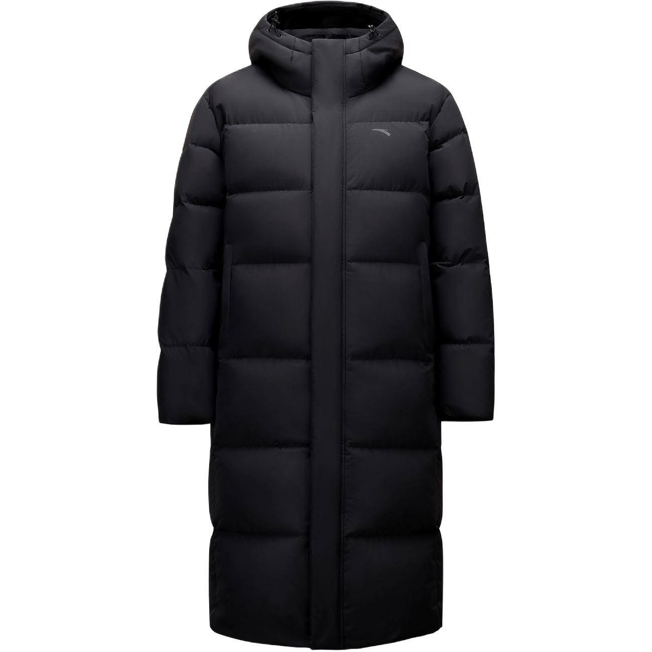 

Anta Мужская пуховая куртка с капюшоном, черная, утепленная