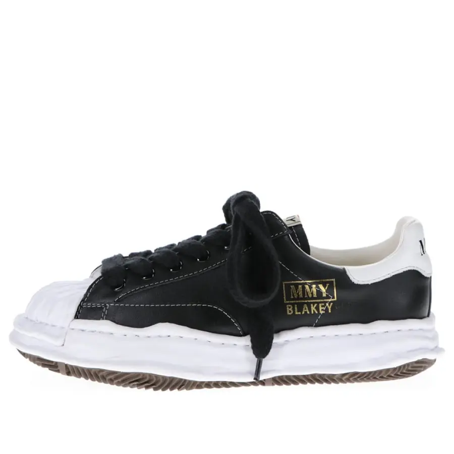 

Кроссовки Maison MIHARA YASUHIRO BLAKEY OG Sole Leather Low-top Sneaker 'White Black', черный