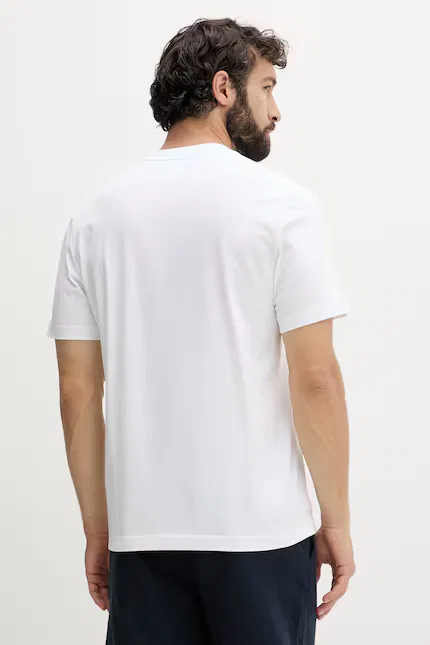 Футболка мужская Lacoste хлопок белый — фото 3