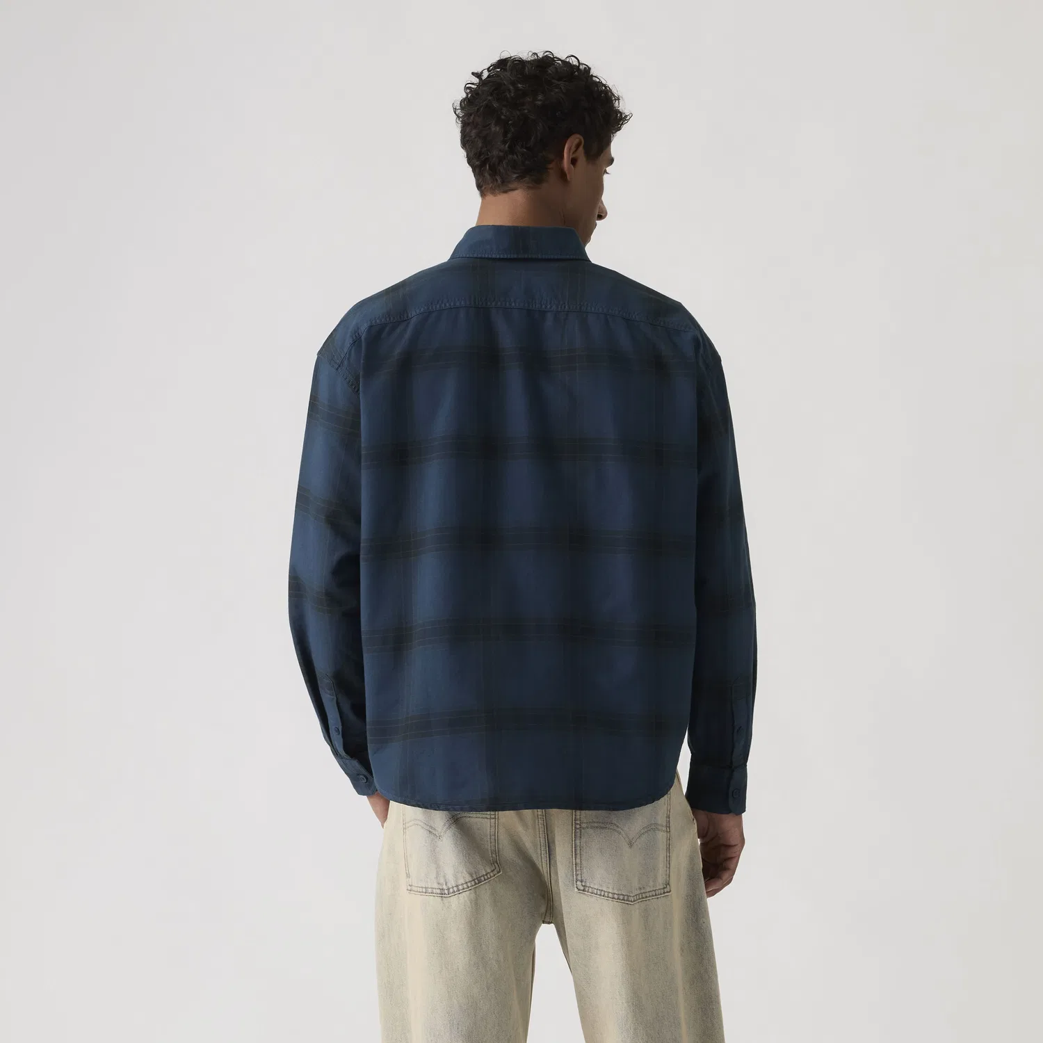 Рубашка с длинными рукавами и свободным кроем Zandt, окрашенная методом Garment Dye Levi's, Blue — фото 4