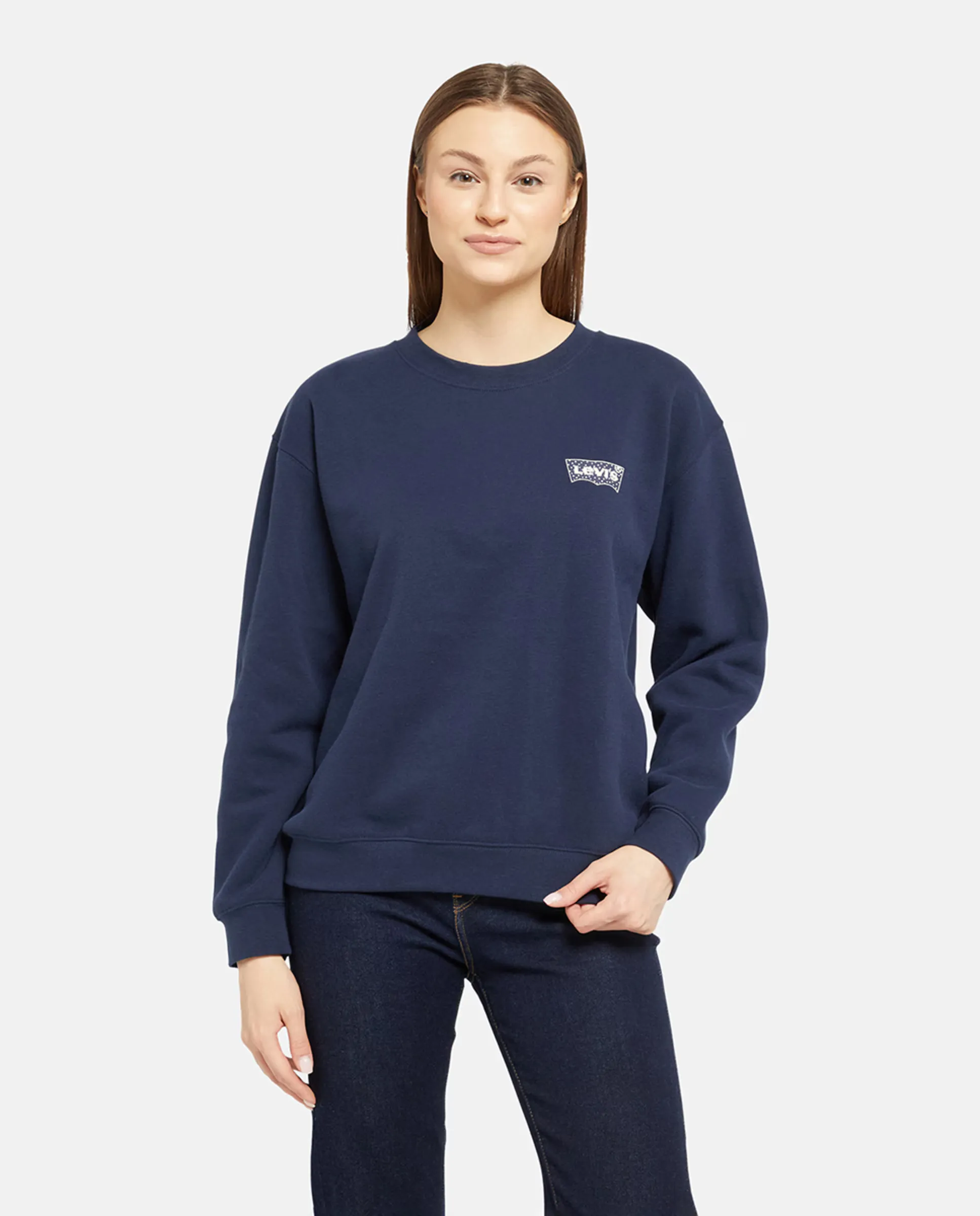 

Женская толстовка с круглым вырезом Levi's, черный