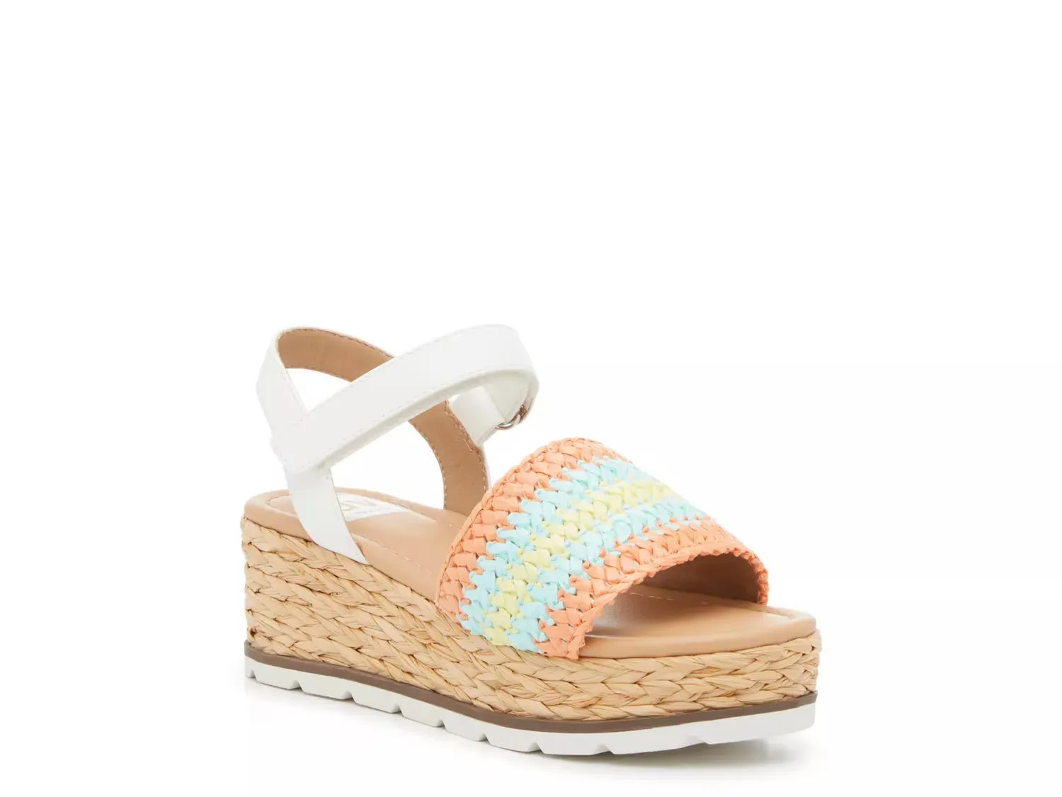 

Varsity Wedge Сандалии Dv By Dolce Vita, White/Multicolor