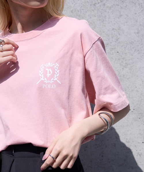 

POLO BCS Футболка-поло, приталенная, бренд ZOZO, цвет розовый