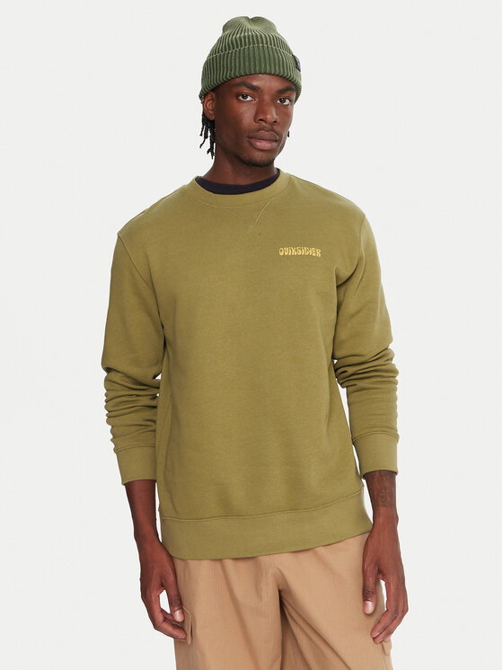 

Свитшот comfort fit Salt Water Graphic EQYFT05127 Quiksilver, зеленый